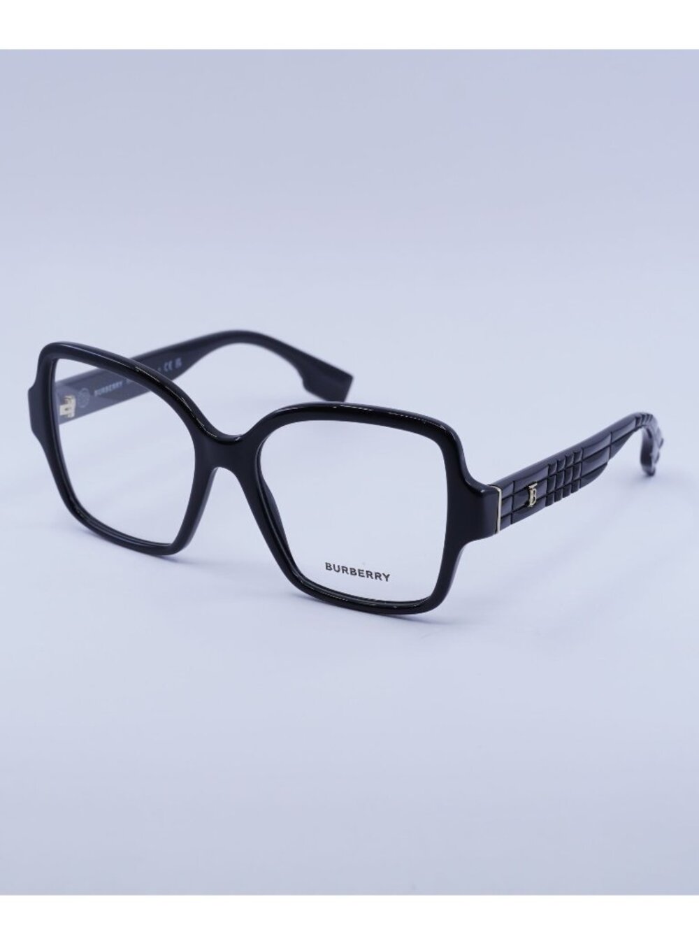 Burberry BE2374 3001 Eyeglasses Black 54mm Square Frame